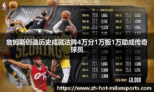 詹姆斯创造历史成就达阵4万分1万板1万助成传奇球员